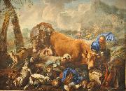 Giovanni Benedetto Castiglione Noah's Sacrifice after the Deluge oil